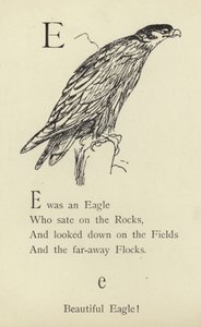 文字E 作： Edward Lear
